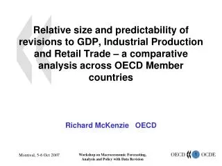 Richard McKenzie OECD