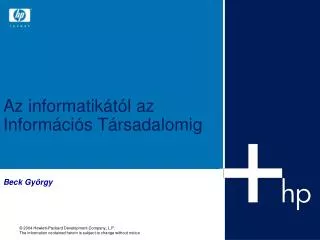 az informatik t l az inform ci s t rsadalomig
