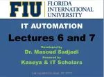 IT AUTOMATION - slide 1