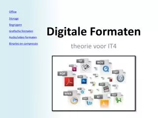 digitale formaten