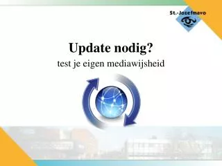 update nodig