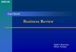 Business Review