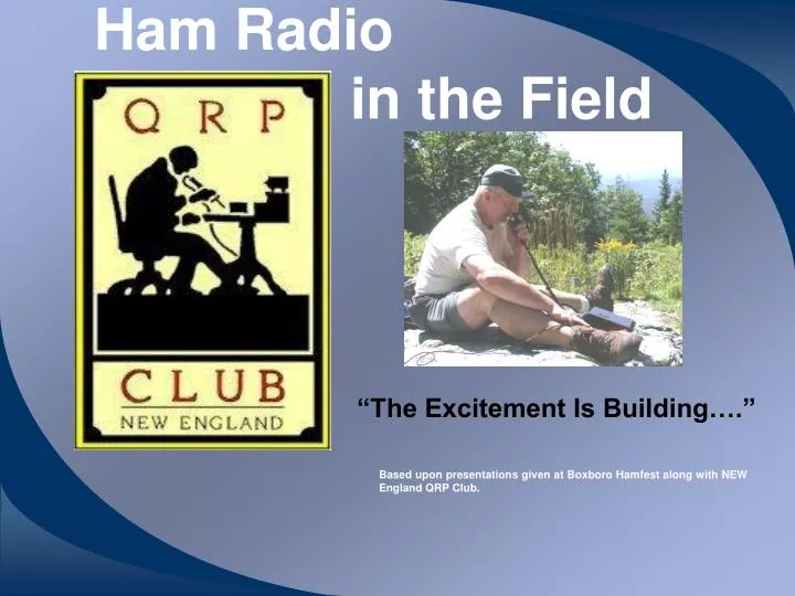 ham radio in the field