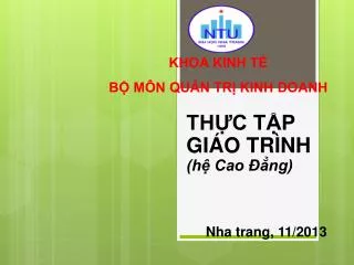 th c t p gi o tr nh h cao ng