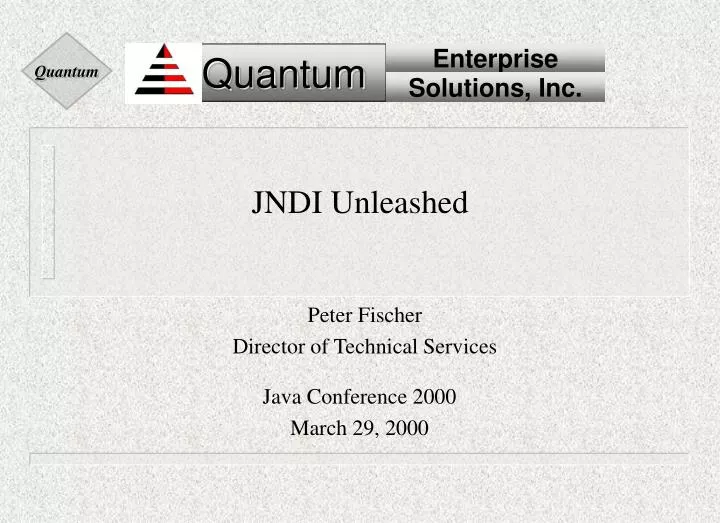 jndi unleashed