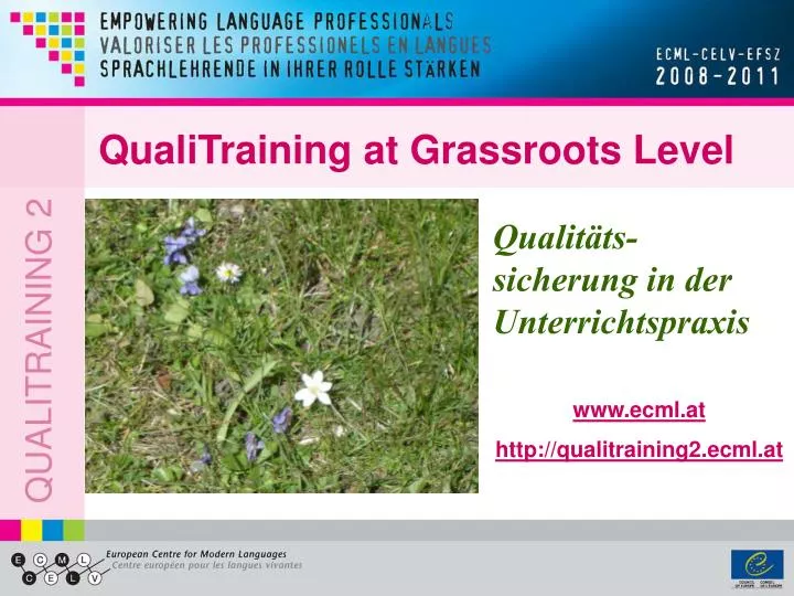 qualitraining at grassroots level