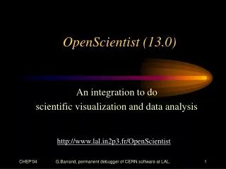 OpenScientist (13.0)