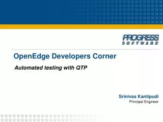 OpenEdge Developers Corner