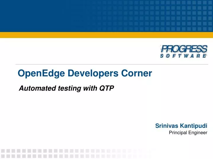 openedge developers corner