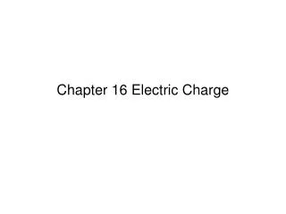 Chapter 16 Electric Charge