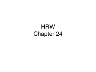 HRW Chapter 24