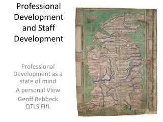 Professional Development and Staff Development