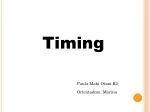 Timing - slide 1