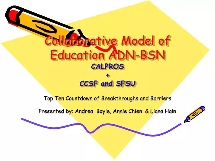 collaborative model of education adn bsn calpros ccsf and sfsu