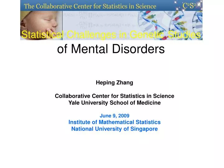 statistical challenges in genetic studies of mental disorders