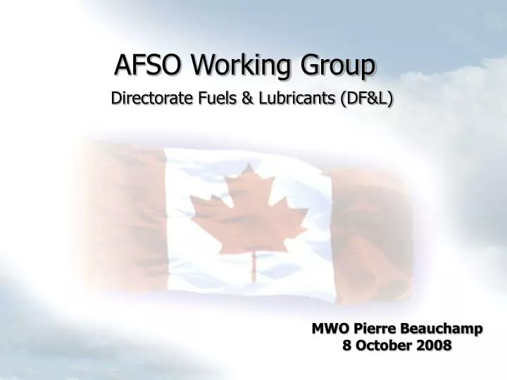 afso working group