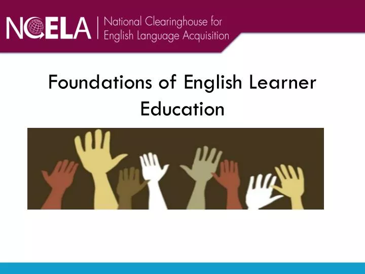 foundations of english learner education