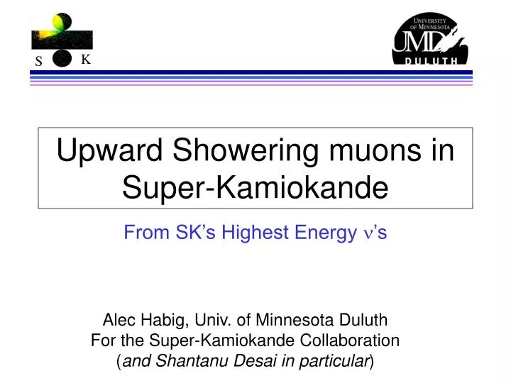 upward showering muons in super kamiokande