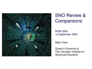 SNO Review &amp; Comparisons NOW 2004 12 September 2004
