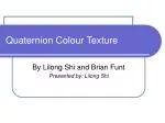 Quaternion Colour Texture - slide 1
