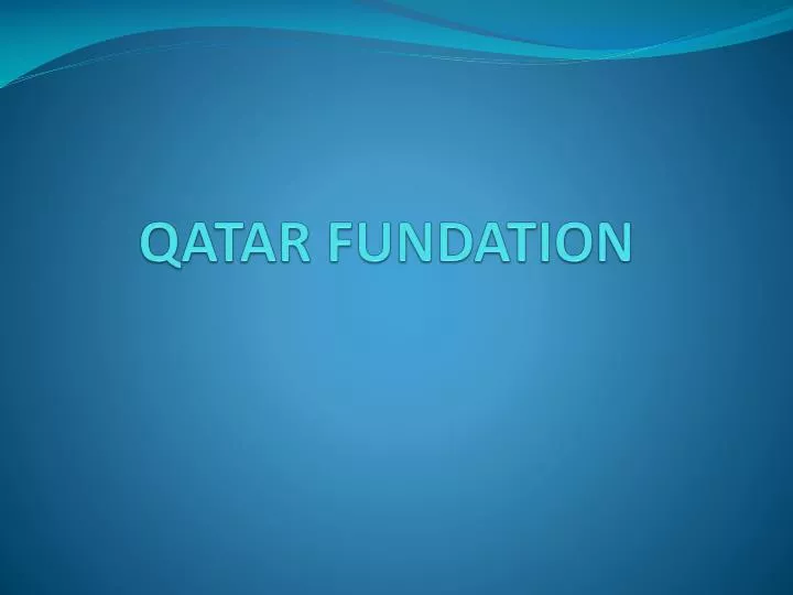 qatar fundation
