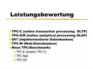 leistungsbewertung