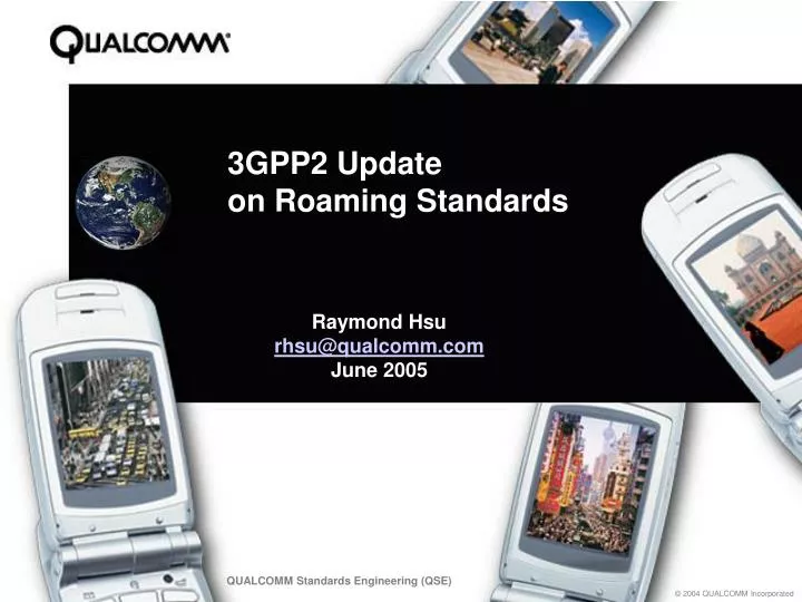 3gpp2 update on roaming standards