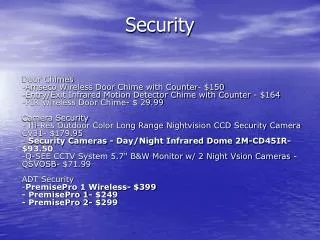 security