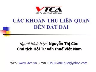 c c kho n thu li n quan n t ai