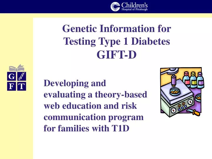 genetic information for testing type 1 diabetes gift d