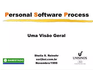 p ersonal s oftware p rocess
