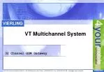 VT Multichannel System - slide 1