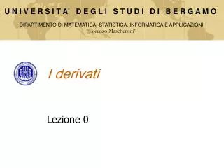i derivati