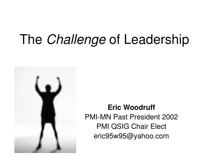 the challenge of leadership