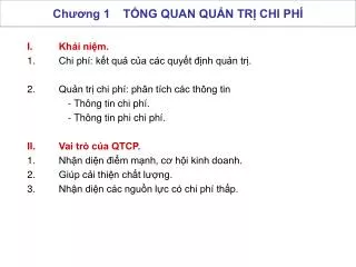 ch ng 1 t ng quan qu n tr chi ph