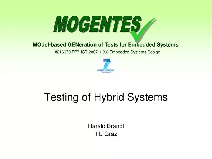 testing of hybrid systems