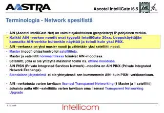 terminologia network spesifist