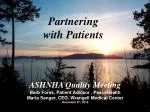 Partnering with Patients - slide 1