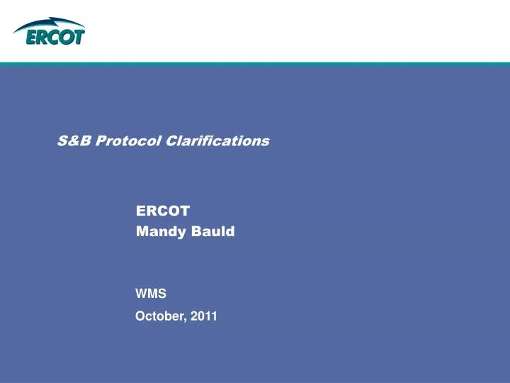 s b protocol clarifications