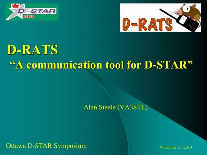 d rats a communication tool for d star