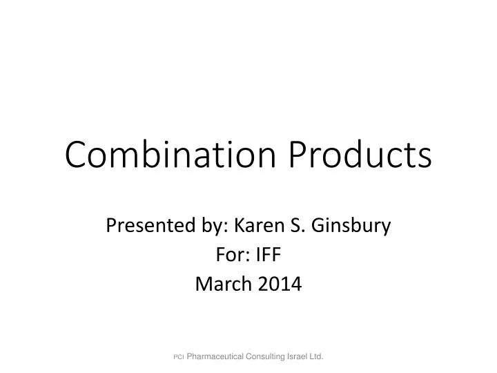 combination products