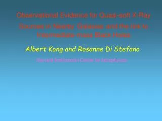 Albert Kong and Rosanne Di Stefano