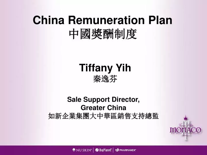 china remuneration plan