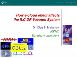 How e-cloud effect affects the ILC DR Vacuum System