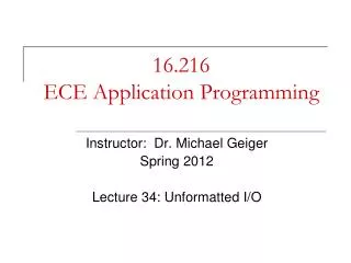 16 216 ece application programming