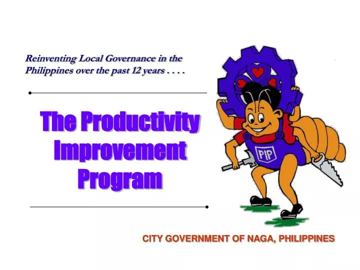 the productivity improvement program