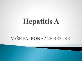 hepatitis a