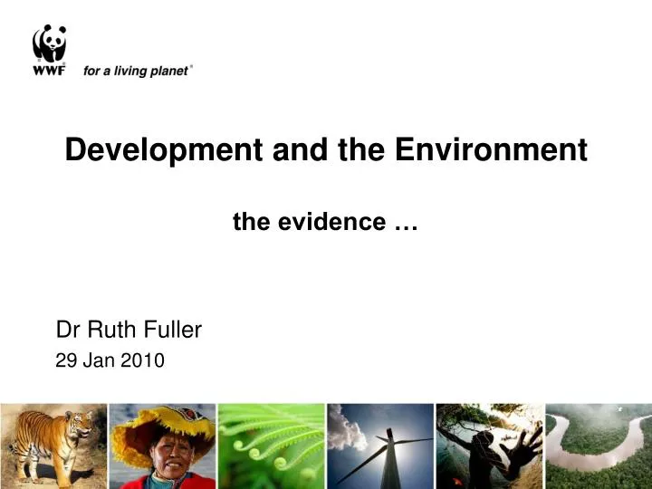 development and the environment the evidence