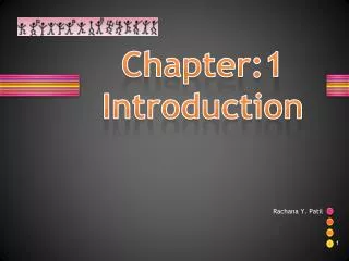 Chapter:1 Introduction