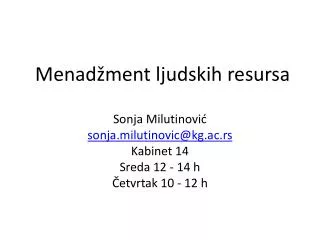menad ment ljudskih resursa